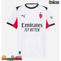 Camisa de Futebol AC Milan Santiago Gimenez #7 Equipamento Secundário 2025-26 Manga Curta